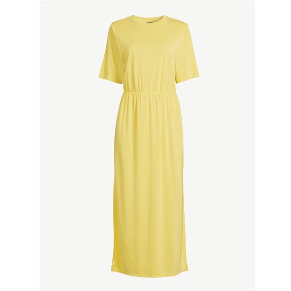 Scoop NYC Dresses & Skirts - Shoulder Pad Maxi Dress, Dress Size Medium NEW,
